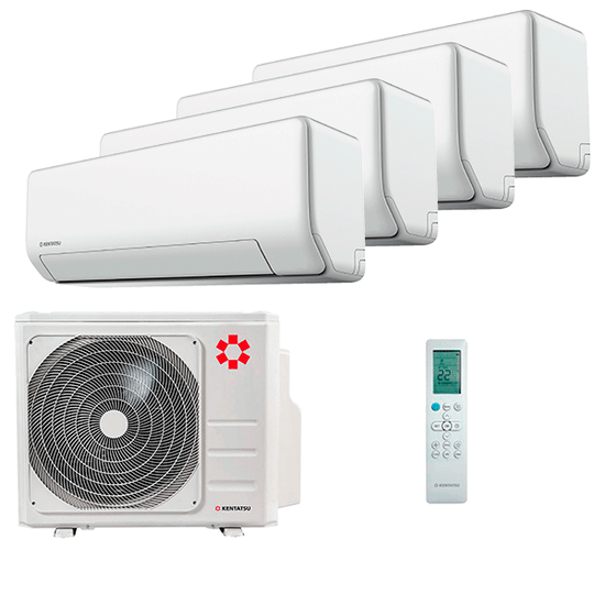 Мультисплит система на 4 комнаты Kentatsu KMGP26HZRN1 x 4 / K4MRA80HZRN1