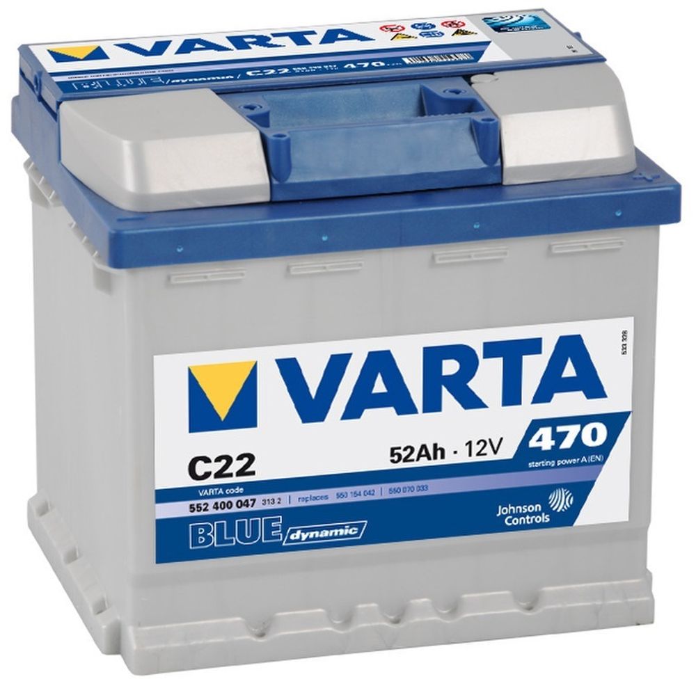 VARTA Blue Dynamic 6CT- 52 ( 552 400 ) аккумулятор