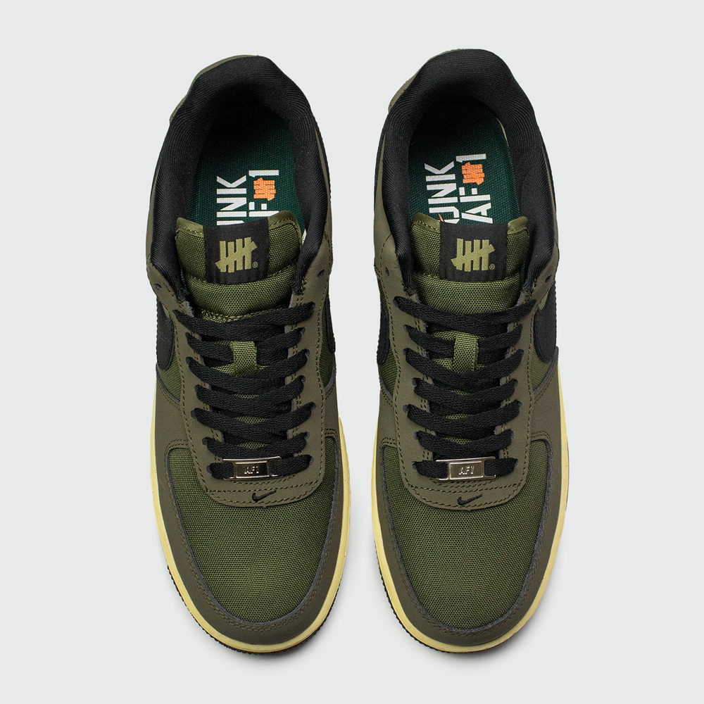 Кроссовки Nike Air Force 1 x Undefeated Wmns Grey / Green