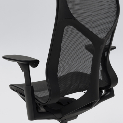 Кресло Herman Miller Cosm, высокая спинка, цвет Graphite, регулируемые подлокотники