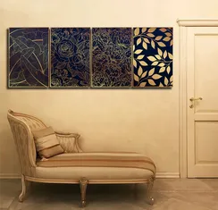 Модульная картина "Черное золото"