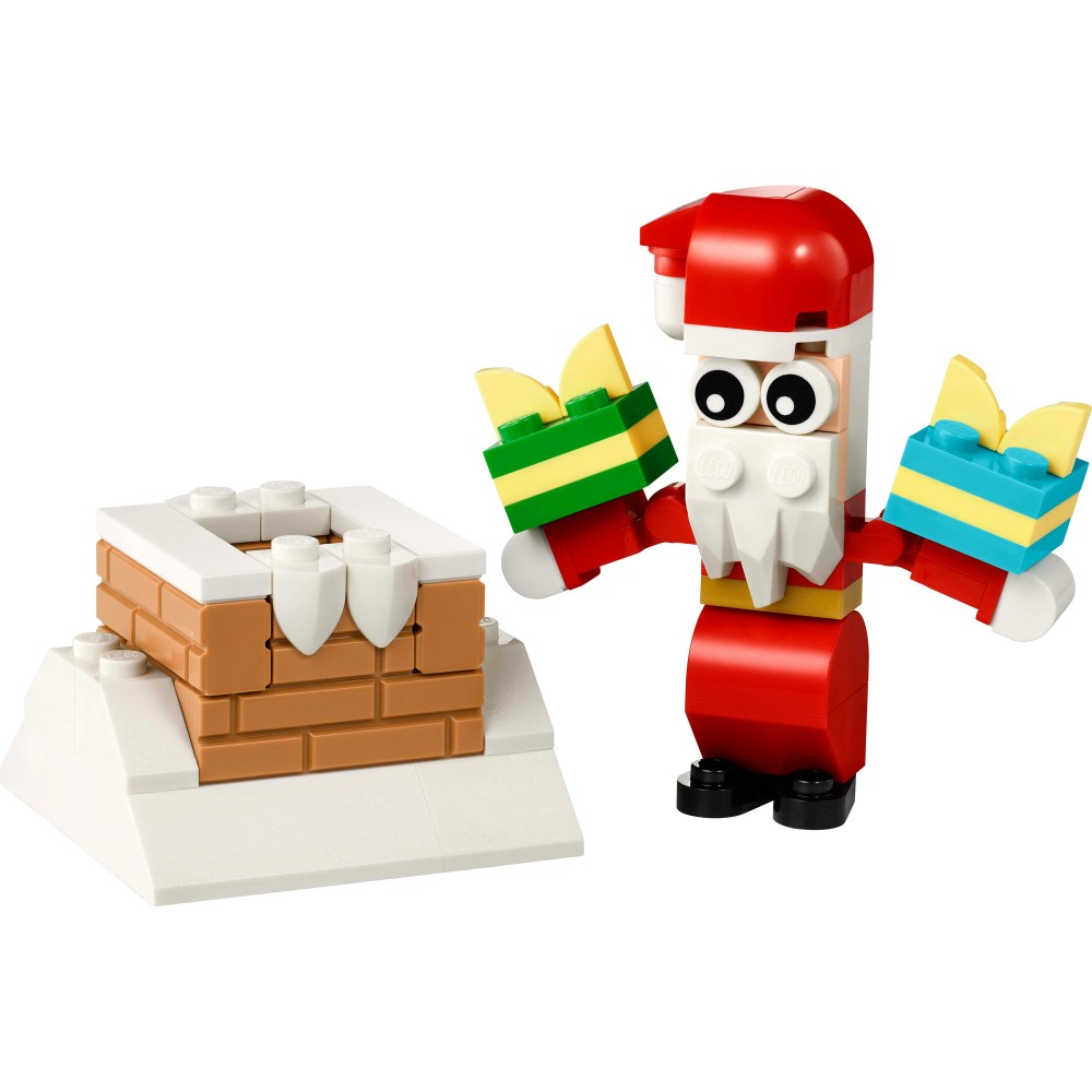 Конструктор LEGO Creator 30692 Санта-Клаус и рождественский дымоход арт. 30692 60 дет — фото 3