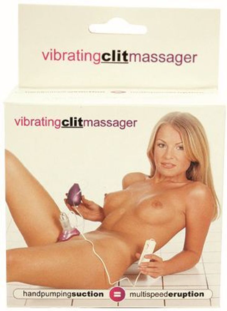 Помпа для клитора Vibrating Clit Massager. фиолетовая