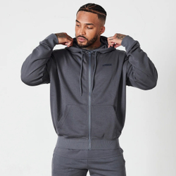 Толстовка VANQUISH Essential Oversized Zip Hoodie Blue