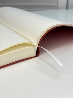 Блокнот А4 200л. (400страниц) без разлиновки Красный (К44-875A)