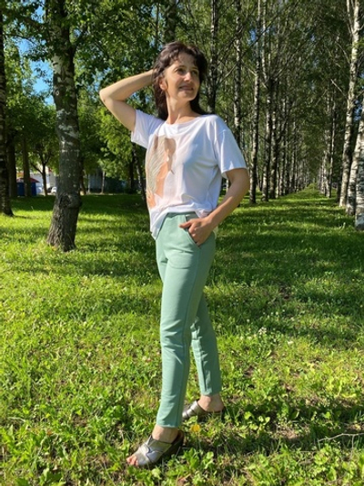 Штаны женские "БР-97 Ф.П" длина 7/8 (99) оливковый