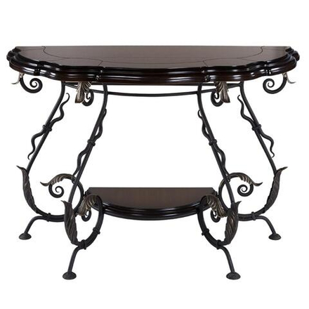 Кованый стол консоль Аделаида-2