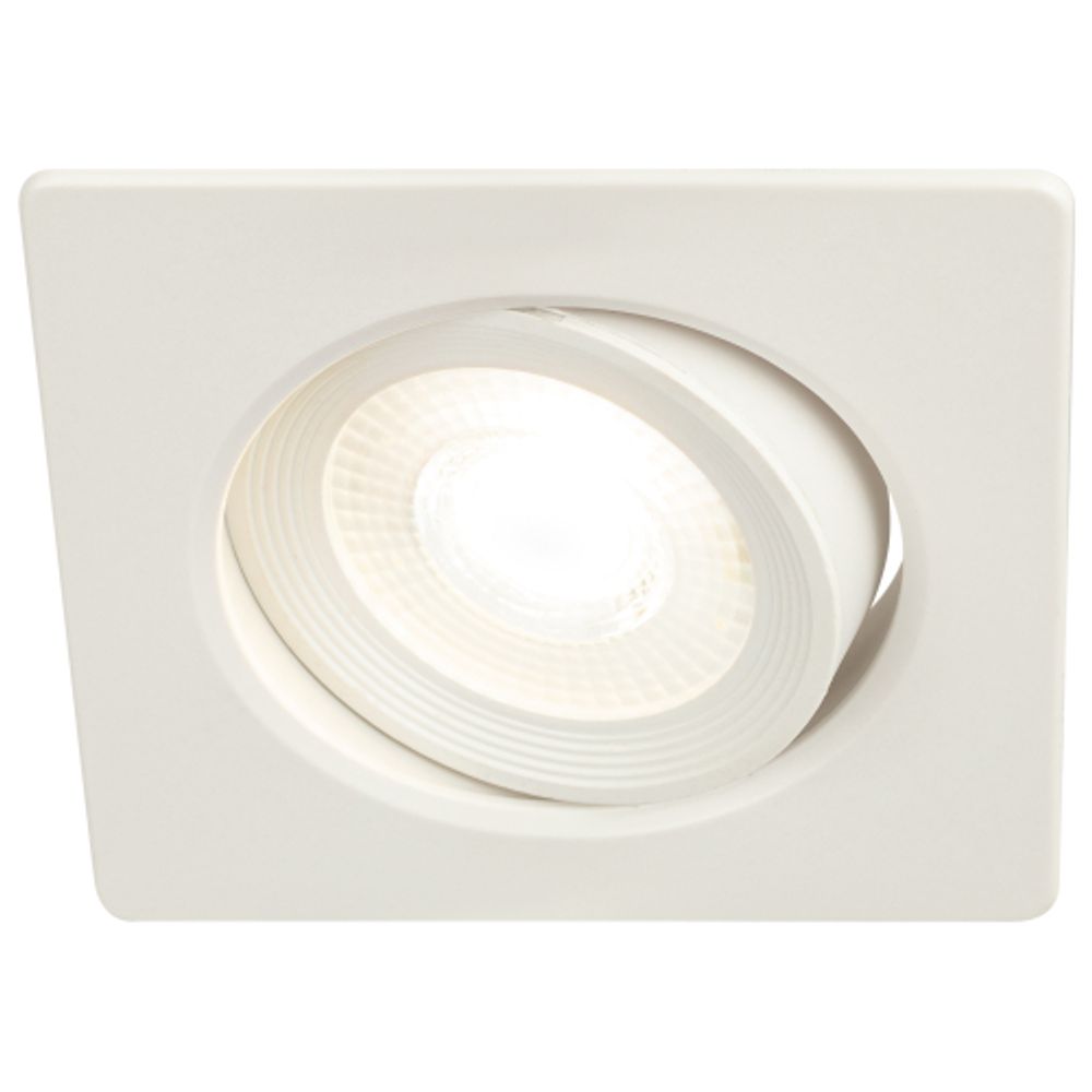 Светильник светодиодный встраиваемый ЭРА KL LED 21A-5 4K WH 5Вт 4000K квадратный поворотный белый матовый