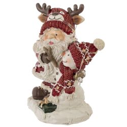 GAEM Фигурка декоративная "Дед Мороз", с подсветкой (3хLR44,н/п), L1, L11,5 W7 H13 см, 2в.