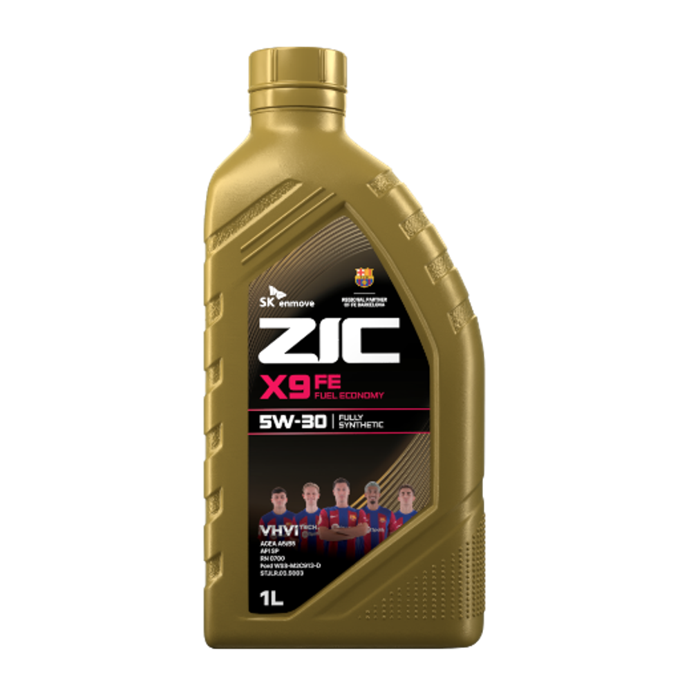 Моторное масло Zic X9 FE 5W-30, SP, A5/B5, синтетическое, 1 л