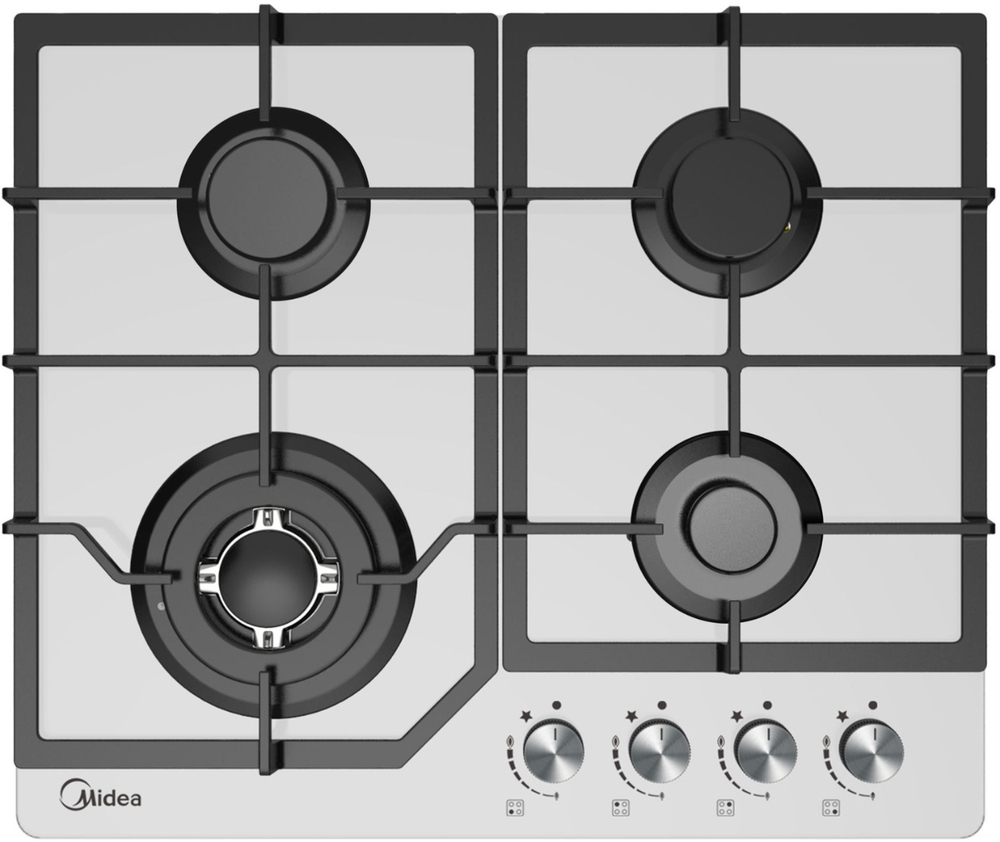 Варочная поверхность Midea MG684TGW белый