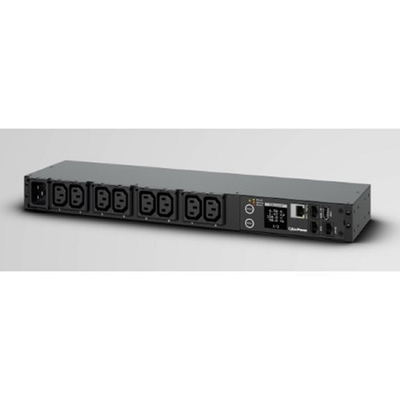 CyberPower PDU31005 PDU {1U type, 16Amp, SNMP, plug IEC 320 C20, (8) IEC 320 C13 EOL}