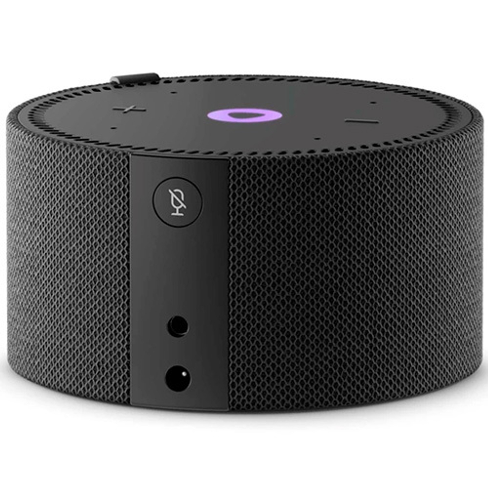 Умная колонка Yandex Станция Мини с часами Алиса черный 10W 1.0 BT 10м (YNDX-00020K)
