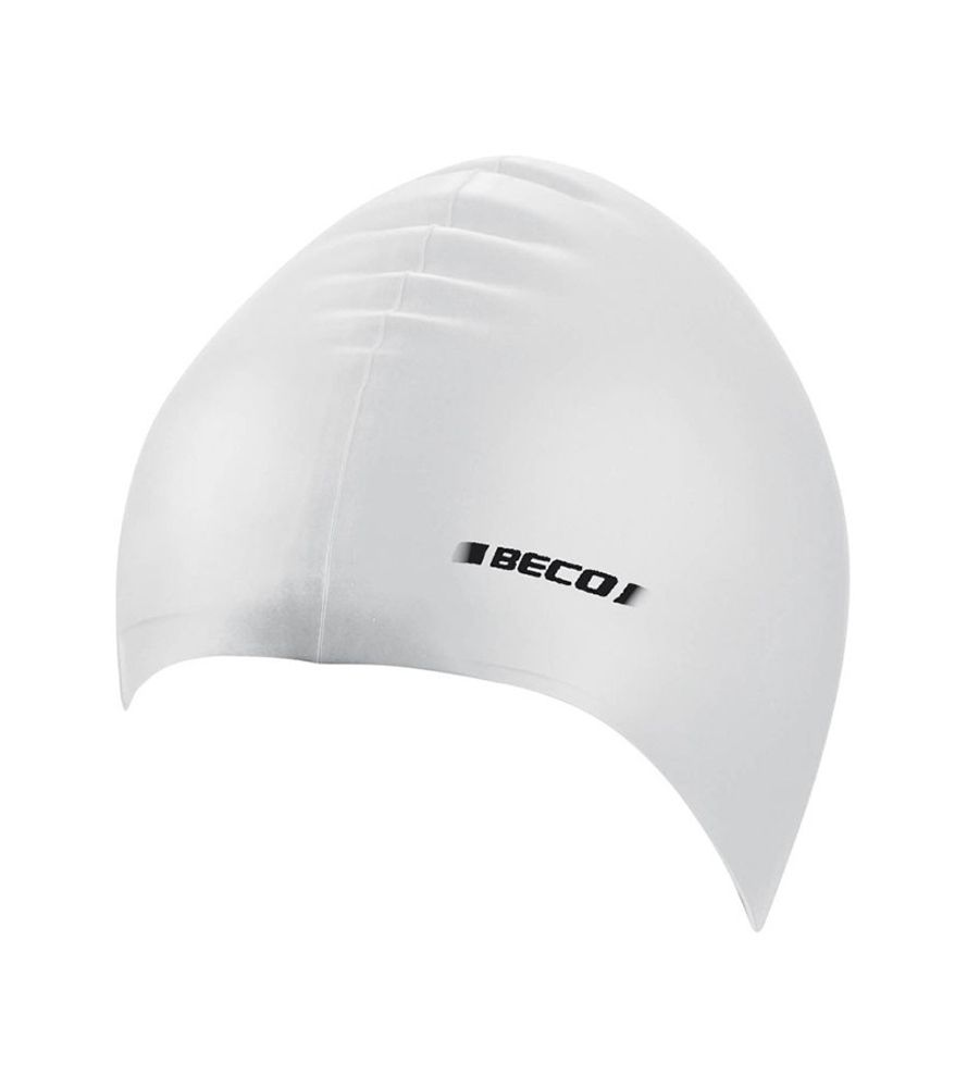 Шапочка для плавания силиконовая Beco Silicone Cap Solid белый