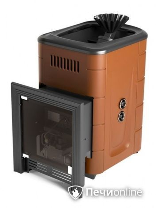 Печь для бани на газу TMF Таймыр Мини 2017 Carbon БСЭ ЗК ТО терракота