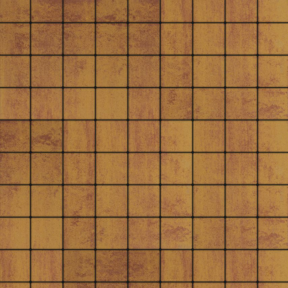 Тротуарная плитка КВАДРАТ 100х100 мм - Листопад гладкий Каир