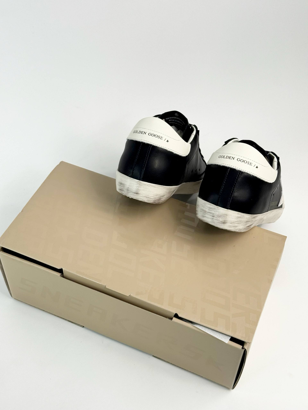 Кеды Golden Goose Superstar #B128 (черн.)