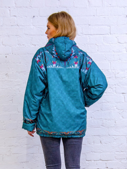 Куртка «Вертикальные акценты», по мотивам картины Василия Кандинского «Вертикальные акценты»