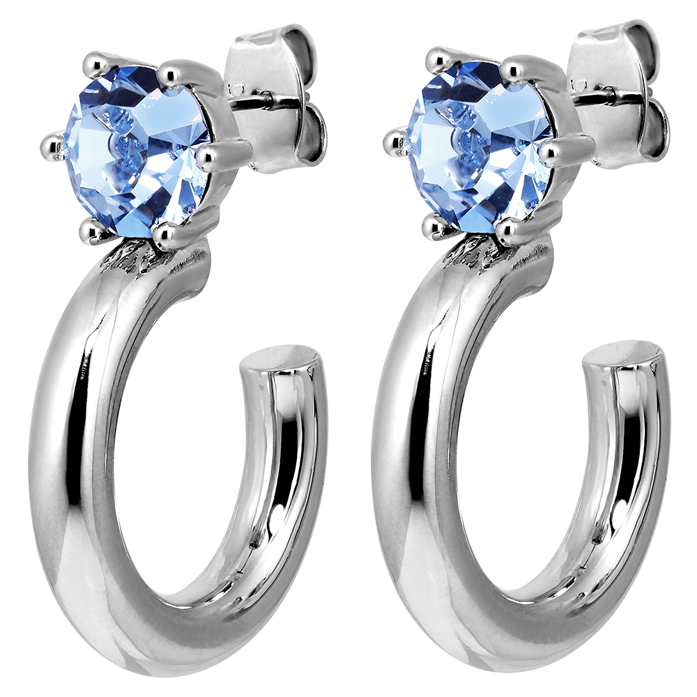 Серьги Dyrberg Kern QUINTE SS LIGHT BLUE 480079