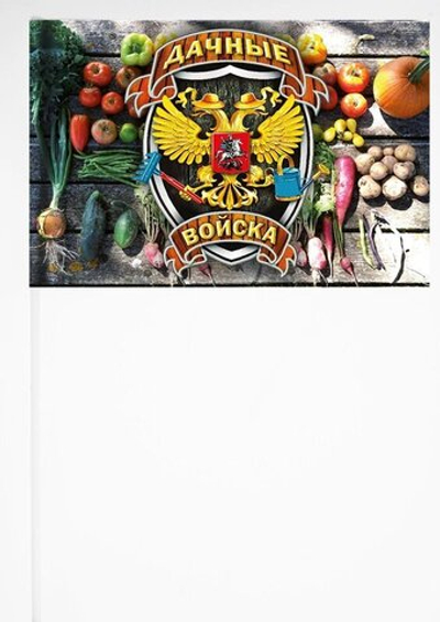 Флажок на палочке "Дачные войска"