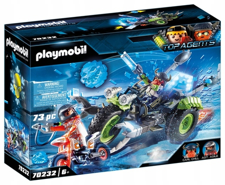 Конструктор Playmobil Top Agents 70232 Арктические повстанцы : Ледяной мотоцикл