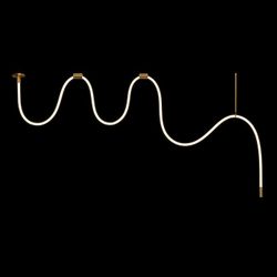 Подвесной светильник Loft it Thread 10388B Brass