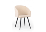 Стул на металлокаркасе Woodville Монер бежевый (glory 03), черный