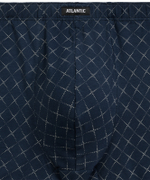 Мужские трусы шорты Atlantic, набор из 3 шт., хлопок, океан + темно-синие + коричневые, 3MH-216