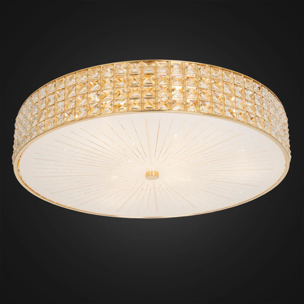 Citilux Портал CL324102 Люстра хрустальная Золото