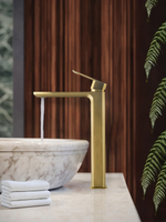 Смеситель для раковины высокий WONZON & WOGHAND DIAMOND, Черный матовый (WW-88239011-MB)