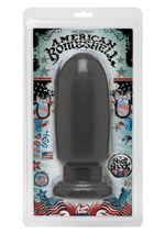 Анальный стимулятор Shell Shock Large - 21,6 см. (Цвет: серый)