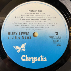 Винтажная виниловая пластинка LP Huey Lewis And The News Picture This (Japan 1982) (Obi)