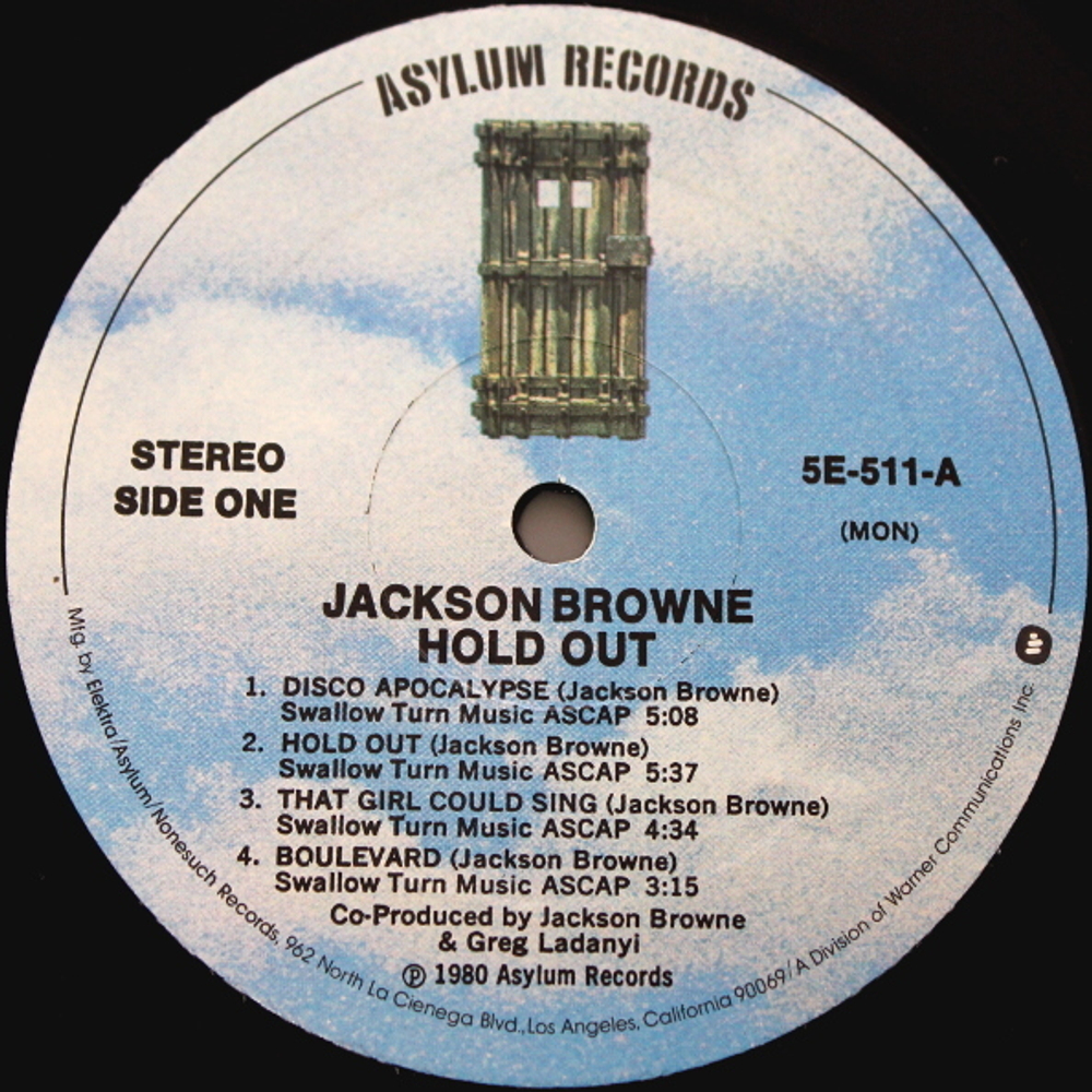 Jackson Browne / Hold Out (LP)