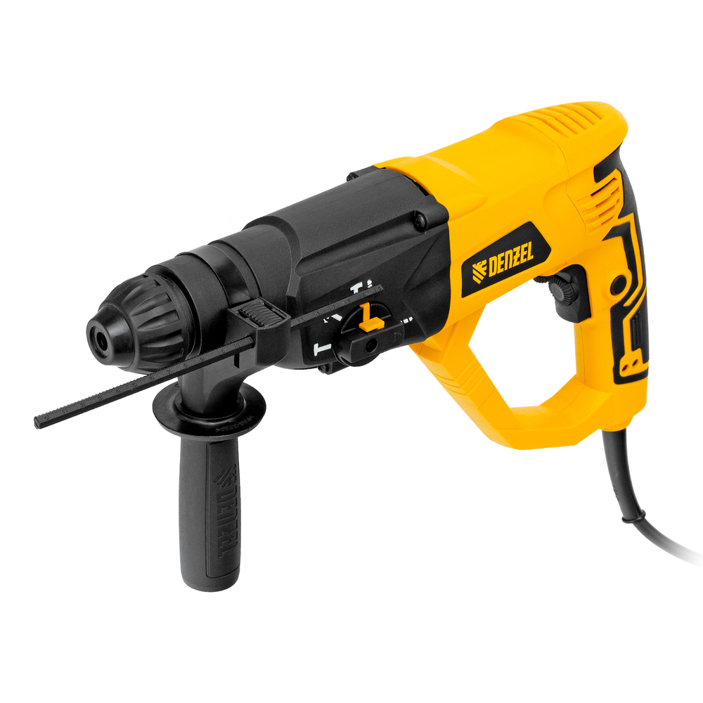 DENZEL Перфоратор электрический RH-1050-26 SDS-plus 1050Вт 3.2 Дж 3 + 1 режим