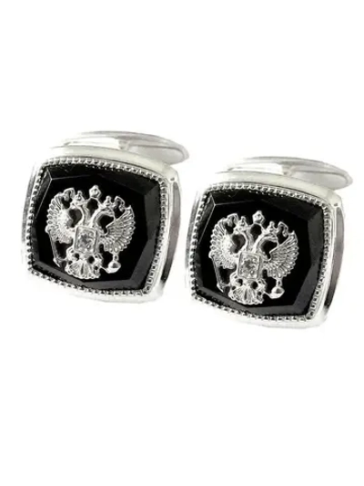 Запонки с двуглавым орлом