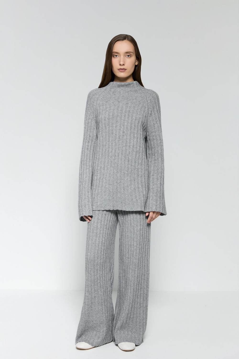 Костюм с брюками из смесового кашемира