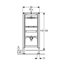 Инсталляция для писсуара Duofix GEBERIT 111.686.00.1