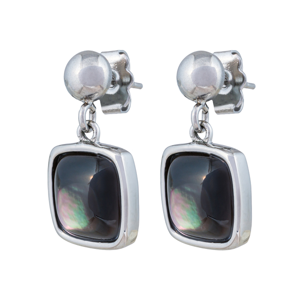 Серьги Fiore Luna Куб SHELL AE02914-1 BW/S