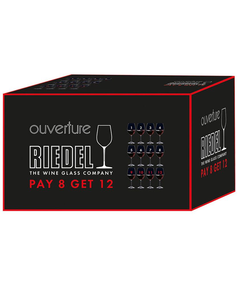 Riedel Фужеры для красного вина Red Wine Ouverture 350мл - 12шт