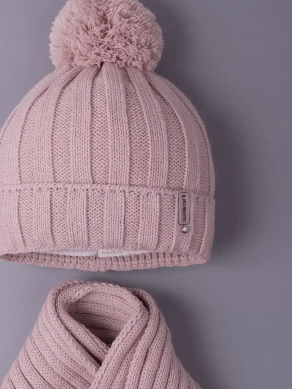 Шапка для девочки осенняя и шарф