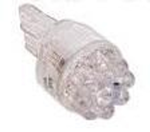 Лампа светодиодная 12V 21/5W без цоколя 2-конт. белый 9 LED (стоп-сигнал) Маяк