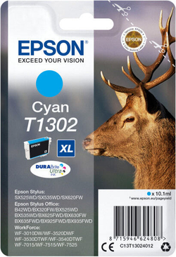 Epson Stag T1302 струйный картридж 1 шт Подлинный Голубой C13T13024022