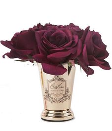 Букет красных роз в золотом кубке, Cote Noire