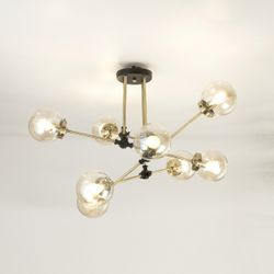 Citilux Планета CL105185 Люстра на штанге поворотная Бронза