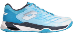 Мужские кроссовки теннисные Lotto Mirage 100 Speed - all white/navy blue