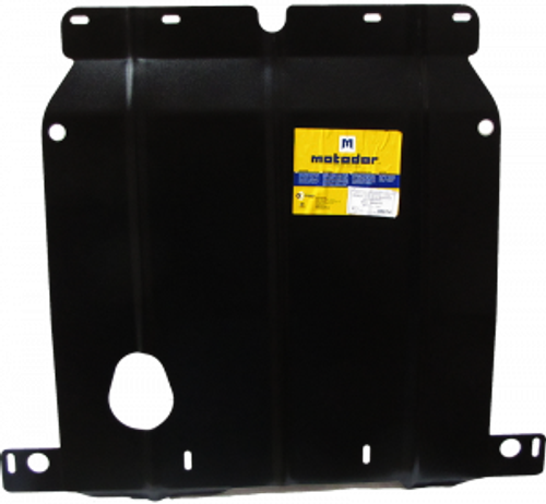 Усиленная защита Motodor картера двигателя, кпп. 2 мм, сталь. для FIAT Bravo 2006-2015,Lancia Delta 2008-2014 арт.00614