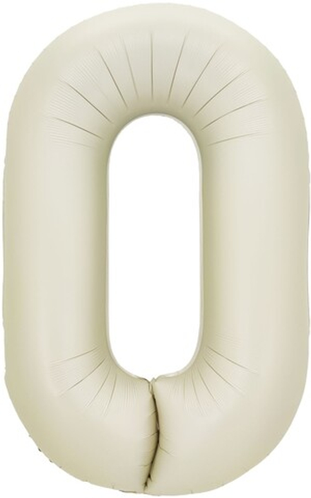 Цифра 0 Кремовый 40"