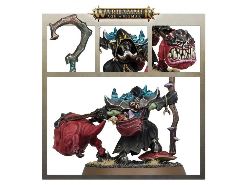 Gloomspite Gitz: Squigboss with Gnasha-squig
