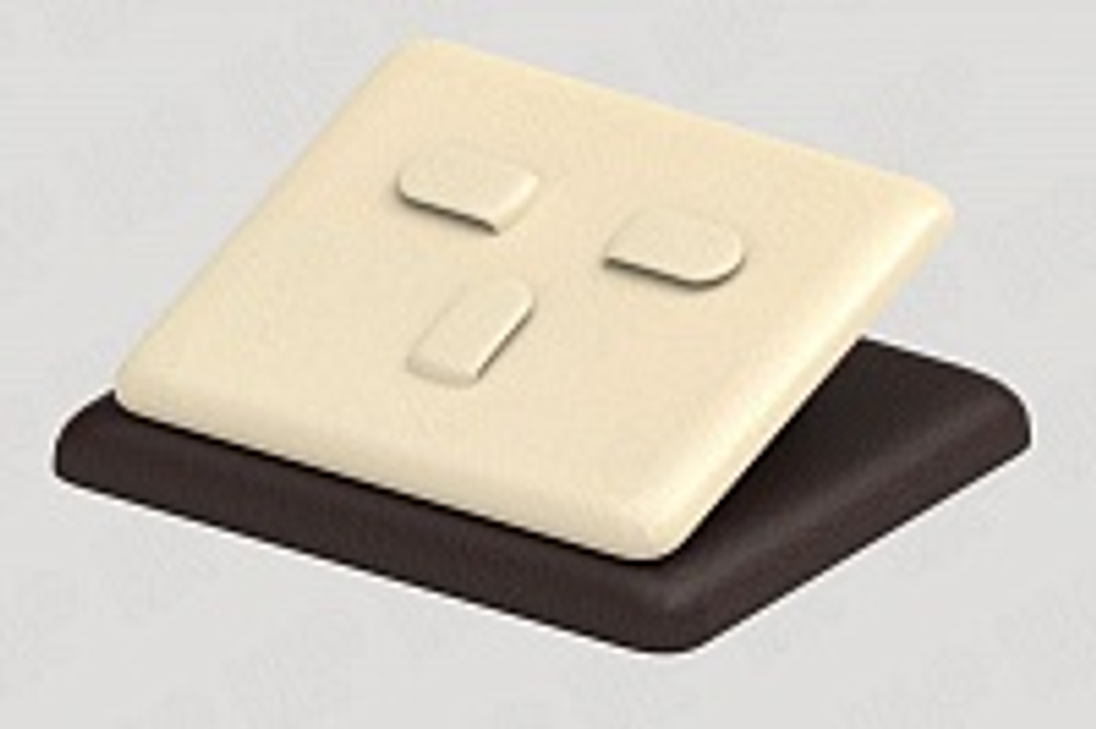 Подставка для гарнитура/наклонная/3 язычка/поролон/основание