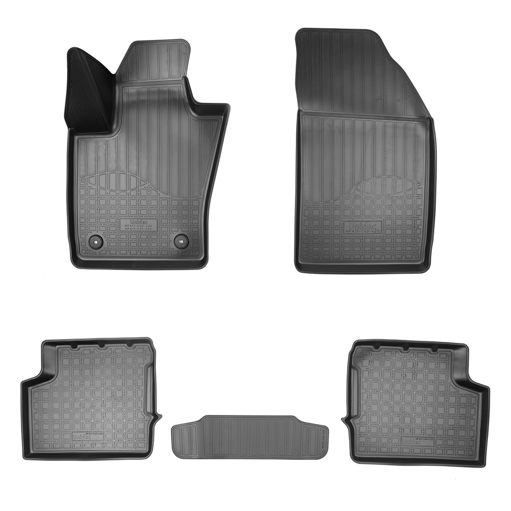 Ковры в салон Norplast/Unidec для Jeep Renegade (2014-)Полиуретан,Черный, арт.NPA11-C40-420